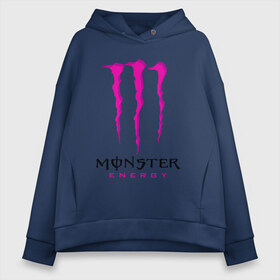 Женское худи Oversize хлопок с принтом MONSTER ENERGY в Тюмени, френч-терри — 70% хлопок, 30% полиэстер. Мягкий теплый начес внутри —100% хлопок | боковые карманы, эластичные манжеты и нижняя кромка, капюшон на магнитной кнопке | black monster | bmx | claw | cybersport | energy | monster | monster energy | moto | motocross | race | sport | киберспорт | когти | монстер энерджи | монстр | мото | мотокросс | ралли | скейтбординг | спорт | т | энергия