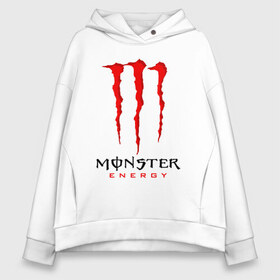 Женское худи Oversize хлопок с принтом MONSTER ENERGY в Тюмени, френч-терри — 70% хлопок, 30% полиэстер. Мягкий теплый начес внутри —100% хлопок | боковые карманы, эластичные манжеты и нижняя кромка, капюшон на магнитной кнопке | black monster | bmx | claw | cybersport | energy | monster | monster energy | moto | motocross | race | sport | киберспорт | когти | монстер энерджи | монстр | мото | мотокросс | ралли | скейтбординг | спорт | т | энергия