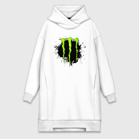 Платье-худи хлопок с принтом MONSTER ENERGY в Тюмени,  |  | black monster | bmx | claw | cybersport | energy | monster | monster energy | moto | motocross | race | sport | киберспорт | когти | монстер энерджи | монстр | мото | мотокросс | ралли | скейтбординг | спорт | т | энергия