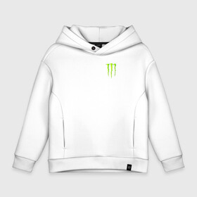 Детское худи Oversize хлопок с принтом MONSTER ENERGY в Тюмени, френч-терри — 70% хлопок, 30% полиэстер. Мягкий теплый начес внутри —100% хлопок | боковые карманы, эластичные манжеты и нижняя кромка, капюшон на магнитной кнопке | black monster | bmx | claw | cybersport | energy | monster | monster energy | moto | motocross | race | sport | киберспорт | когти | монстер энерджи | монстр | мото | мотокросс | ралли | скейтбординг | спорт | т | энергия