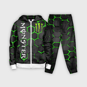 Детский костюм 3D с принтом MONSTER ENERGY в Тюмени,  |  | black monster | bmx | claw | cybersport | energy | monster | monster energy | moto | motocross | race | sport | киберспорт | когти | монстер энерджи | монстр | мото | мотокросс | ралли | скейтбординг | спорт | т | энергия