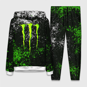 Женский костюм 3D (с толстовкой) с принтом MONSTER ENERGY в Тюмени,  |  | black monster | bmx | claw | cybersport | energy | monster | monster energy | moto | motocross | race | sport | киберспорт | когти | монстер энерджи | монстр | мото | мотокросс | ралли | скейтбординг | спорт | т | энергия