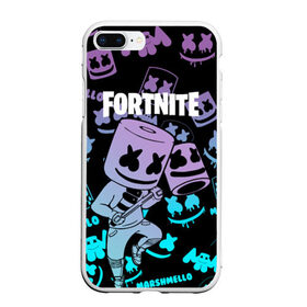 Чехол для iPhone 7Plus/8 Plus матовый с принтом FORTNITE MARSHMELLO в Тюмени, Силикон | Область печати: задняя сторона чехла, без боковых панелей | archetype | fortnite | fortnite x | game | ikonik | marshmello | raven | архетип | ворон | игра | иконик | маршмелло | фортнайт