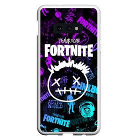 Чехол для Samsung S10E с принтом TRAVIS SCOTT+FORTNITE в Тюмени, Силикон | Область печати: задняя сторона чехла, без боковых панелей | Тематика изображения на принте: america | astro jack | astroworld | cactus jack | fortnite | fortnite 2 | fortnite х | rap | travis scott | usa | wish you were here | америка | астро джек | зарубежный реп | кактус джек | реп | сша | трэвис скотт | фортнайт | фортнайт 2