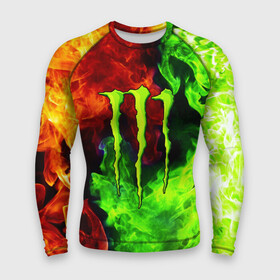 Мужской рашгард 3D с принтом MONSTER ENERGY в Тюмени,  |  | black monster | bmx | claw | cybersport | energy | monster | monster energy | moto | motocross | race | sport | киберспорт | когти | монстер энерджи | монстр | мото | мотокросс | ралли | скейтбординг | спорт | т | энергия