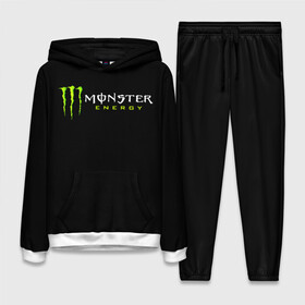 Женский костюм 3D (с толстовкой) с принтом MONSTER ENERGY в Тюмени,  |  | black monster | bmx | claw | cybersport | energy | monster | monster energy | moto | motocross | race | sport | киберспорт | когти | монстер энерджи | монстр | мото | мотокросс | ралли | скейтбординг | спорт | т | энергия