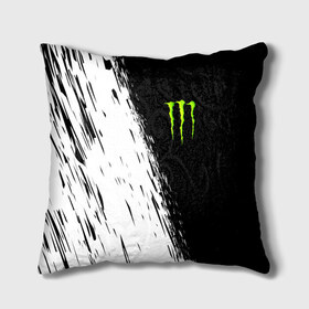 Подушка 3D с принтом MONSTER ENERGY в Тюмени, наволочка – 100% полиэстер, наполнитель – холлофайбер (легкий наполнитель, не вызывает аллергию). | состоит из подушки и наволочки. Наволочка на молнии, легко снимается для стирки | black monster | bmx | claw | cybersport | energy | monster | monster energy | moto | motocross | race | sport | киберспорт | когти | монстер энерджи | монстр | мото | мотокросс | ралли | скейтбординг | спорт | т | энергия