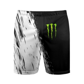 Мужские шорты спортивные с принтом MONSTER ENERGY в Тюмени,  |  | black monster | bmx | claw | cybersport | energy | monster | monster energy | moto | motocross | race | sport | киберспорт | когти | монстер энерджи | монстр | мото | мотокросс | ралли | скейтбординг | спорт | т | энергия