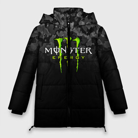 Женская зимняя куртка 3D с принтом MONSTER ENERGY в Тюмени, верх — 100% полиэстер; подкладка — 100% полиэстер; утеплитель — 100% полиэстер | длина ниже бедра, силуэт Оверсайз. Есть воротник-стойка, отстегивающийся капюшон и ветрозащитная планка. 

Боковые карманы с листочкой на кнопках и внутренний карман на молнии | black monster | bmx | claw | cybersport | energy | monster | monster energy | moto | motocross | race | sport | киберспорт | когти | монстер энерджи | монстр | мото | мотокросс | ралли | скейтбординг | спорт | т | энергия