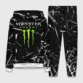 Женский костюм 3D (с толстовкой) с принтом MONSTER ENERGY в Тюмени,  |  | black monster | bmx | claw | cybersport | energy | monster | monster energy | moto | motocross | race | sport | киберспорт | когти | монстер энерджи | монстр | мото | мотокросс | ралли | скейтбординг | спорт | т | энергия