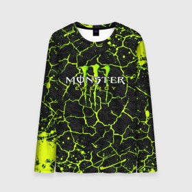 Мужской лонгслив 3D с принтом MONSTER ENERGY в Тюмени, 100% полиэстер | длинные рукава, круглый вырез горловины, полуприлегающий силуэт | black monster | bmx | claw | cybersport | energy | monster | monster energy | moto | motocross | race | sport | киберспорт | когти | монстер энерджи | монстр | мото | мотокросс | ралли | скейтбординг | спорт | т | энергия