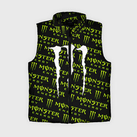 Женский жилет утепленный 3D с принтом MONSTER ENERGY в Тюмени,  |  | black monster | bmx | claw | cybersport | energy | monster | monster energy | moto | motocross | race | sport | киберспорт | когти | монстер энерджи | монстр | мото | мотокросс | ралли | скейтбординг | спорт | т | энергия