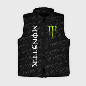 Женский жилет утепленный 3D с принтом MONSTER ENERGY в Тюмени,  |  | black monster | bmx | claw | cybersport | energy | monster | monster energy | moto | motocross | race | sport | киберспорт | когти | монстер энерджи | монстр | мото | мотокросс | ралли | скейтбординг | спорт | т | энергия