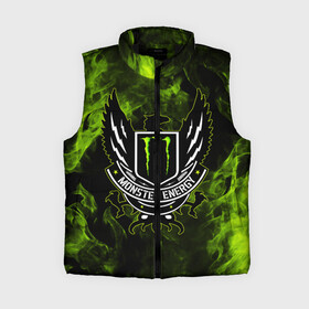 Женский жилет утепленный 3D с принтом MONSTER ENERGY в Тюмени,  |  | black monster | bmx | claw | cybersport | energy | monster | monster energy | moto | motocross | race | sport | киберспорт | когти | монстер энерджи | монстр | мото | мотокросс | ралли | скейтбординг | спорт | энергия