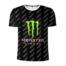 Мужская футболка 3D спортивная с принтом MONSTER ENERGY (Z) в Тюмени, 100% полиэстер с улучшенными характеристиками | приталенный силуэт, круглая горловина, широкие плечи, сужается к линии бедра | black monster | bmx | claw | cybersport | energy | monster | monster energy | moto | motocross | race | sport | киберспорт | когти | монстер энерджи | монстр | мото | мотокросс | ралли | скейтбординг | спорт | т | энергия