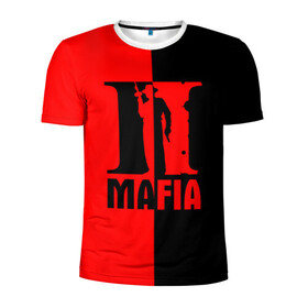 Мужская футболка 3D спортивная с принтом MAFIA 2 [9] в Тюмени, 100% полиэстер с улучшенными характеристиками | приталенный силуэт, круглая горловина, широкие плечи, сужается к линии бедра | gun | mafia | гангстер | мафия
