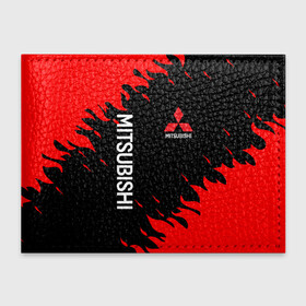 Обложка для студенческого билета с принтом MITSUBISHI в Тюмени, натуральная кожа | Размер: 11*8 см; Печать на всей внешней стороне | Тематика изображения на принте: mitsubishi | sport | митсубиси | митсубиши | спорт