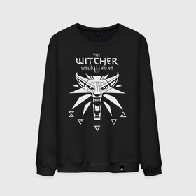 Мужской свитшот хлопок с принтом ВЕДЬМАК / THE WITCHER / ГЕРАЛЬТ в Тюмени, 100% хлопок |  | geralt | the witcher | the witcher wild hunt | witcher | wolf | ведьмак | ведьмак 3 | волк | геральт | йенифер | охотник | трисс | цири