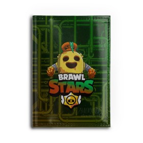 Обложка для автодокументов с принтом Brawl Stars Robot Spike в Тюмени, натуральная кожа |  размер 19,9*13 см; внутри 4 больших “конверта” для документов и один маленький отдел — туда идеально встанут права | brawl | brawl stars | brawl stars spike robot | spike | spike robot | бравл | бравл кактус | бравл спайк | бравл старс | кактус | робоспайк | спайк | спайк бравл старс