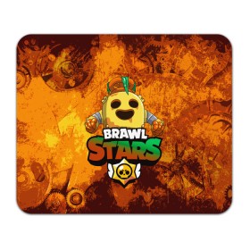 Коврик для мышки прямоугольный с принтом Brawl Stars Robot Spike в Тюмени, натуральный каучук | размер 230 х 185 мм; запечатка лицевой стороны | Тематика изображения на принте: brawl | brawl stars | robospike | robot spike | spike | бравл | бравл кактус | бравл спайк | бравл старс | кактус | робоспайк | робот спайк | спайк | спайк робот