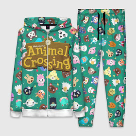 Женский костюм 3D с принтом Animal Crossing в Тюмени,  |  | animal crossing | game | new horizons | nintendo | животные | игра | нинтендо