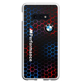 Чехол для Samsung S10E с принтом BMW M PERFORMANCE в Тюмени, Силикон | Область печати: задняя сторона чехла, без боковых панелей | Тематика изображения на принте: bmw | bmw motorsport | bmw performance | carbon | m | m power | motorsport | performance | sport | бмв | карбон | моторспорт | спорт