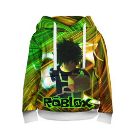 Детская толстовка 3D с принтом ROBLOX | РОБЛОКС в Тюмени, 100% полиэстер | двухслойный капюшон со шнурком для регулировки, мягкие манжеты на рукавах и по низу толстовки, спереди карман-кенгуру с мягким внутренним слоем | Тематика изображения на принте: game | gamer | logo | minecraft | roblox | roblox simulator | simulator | игра | код роблокс | конструктор | лого | майнкрафт | роблокс | роблокс симулятор | симулятор | строительство | фигура