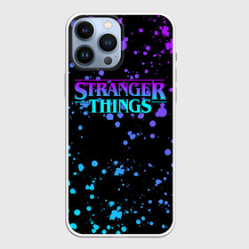 Чехол для iPhone 13 Pro Max с принтом STRANGER THINGS NEON | ОЧЕНЬ СТРАННЫЕ ДЕЛА НЕОН в Тюмени,  |  | 11 | stranger things | одди | одиннадцатая | очень странные дела | сериалы