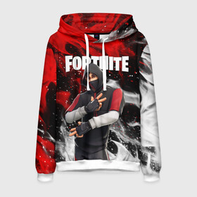 Мужская толстовка 3D с принтом FORTNITE IKONIK в Тюмени, 100% полиэстер | двухслойный капюшон со шнурком для регулировки, мягкие манжеты на рукавах и по низу толстовки, спереди карман-кенгуру с мягким внутренним слоем. | deadmau5 | fortnite | fortnite 2 | fortnite x маршмелло | ikonik | marshmello | ninja | ninja streamer | raven | travis scott | ворон | иконик | ниндзя | пили | рейвен | трэвис скотт | фортнайт