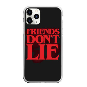 Чехол для iPhone 11 Pro Max матовый с принтом Friends Dont Lie в Тюмени, Силикон |  | Тематика изображения на принте: 11 | demogorgon | dont | friends | lie | retro | stranger | things | дастин | дела | демогоргон | друзья | лгут | не | оди | одиннадцать | очень | ретро | стив | странные | хоппер | хоукинс