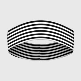 Повязка на голову 3D с принтом В ЧЕРНО БЕЛУЮ ПОЛОСКУ в Тюмени,  |  | textures | абстракция | белый | в полоску | геометрия | линии | полоса | полосы | текстуры | фон | черный