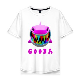 Мужская футболка хлопок Oversize с принтом 6IX9INE- GOOBA в Тюмени, 100% хлопок | свободный крой, круглый ворот, “спинка” длиннее передней части | Тематика изображения на принте: 6ix9ine | 6ix9ine  gooba | gooba | акула | сикснайн | сиксти найн | сиксти найн репер | такаши | текаши | текаши сикснайн