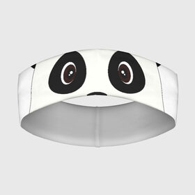 Повязка на голову 3D с принтом Panda в Тюмени,  |  | bear | colorful | green | nature | panda | детские | животные | звери | милые | мультфильмы | панды | радуга