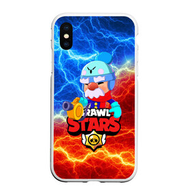 Чехол для iPhone XS Max матовый с принтом BRAWL STARS GALE в Тюмени, Силикон | Область печати: задняя сторона чехла, без боковых панелей | bibi | brawl stars | coach mike | crow | gale | leon | leon shark | max | mecha crow | mortis | mr.p | phoenix | sally leon | sandy | spike | sprout | tara | unicorn | virus 8 bit | werewolf | ворон | оборотень