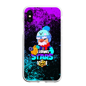 Чехол для iPhone XS Max матовый с принтом BRAWL STARS GALE в Тюмени, Силикон | Область печати: задняя сторона чехла, без боковых панелей | bibi | brawl stars | coach mike | crow | gale | leon | leon shark | max | mecha crow | mortis | mr.p | phoenix | sally leon | sandy | spike | sprout | tara | unicorn | virus 8 bit | werewolf | ворон | оборотень