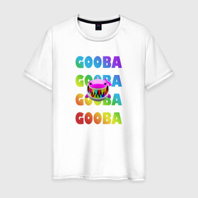 Мужская футболка хлопок с принтом GOOBA - 6ix9ine в Тюмени, 100% хлопок | прямой крой, круглый вырез горловины, длина до линии бедер, слегка спущенное плечо. | Тематика изображения на принте: 6ix9ine | 6ix9ine art | 6ix9ine king up | 6ix9ine арт | gooba | gooba 6ix9ine | shark | tekashi | tekashi 6ix9ine | акула | репер 6ix9ine | репер такеши | такеши