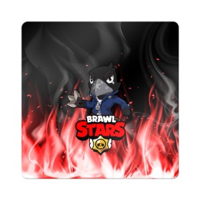 Магнит виниловый Квадрат с принтом Brawl Stars CROW в Тюмени, полимерный материал с магнитным слоем | размер 9*9 см, закругленные углы | 8 bit | 8 бит | bibi | brawl | brawl stars | crow | leon | spike | sprout | stars | бравл | бравл старс | браво старс | игра | компьютерная | кров | леон | онлайн | старс