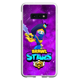 Чехол для Samsung S10E с принтом Rogue Mortis Brawl Stars в Тюмени, Силикон | Область печати: задняя сторона чехла, без боковых панелей | Тематика изображения на принте: brawl | brawlers | crow | gale | leon | max | rogue | sally | spike | sprout | stars | tropic | wolf | бравл | волк | ворон | джин | лев | леон | макс | мортис | салли | спраут | старс | тигр