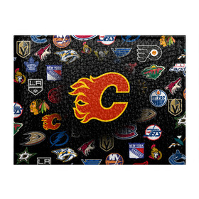 Обложка для студенческого билета с принтом Calgary Flames (Z) в Тюмени, натуральная кожа | Размер: 11*8 см; Печать на всей внешней стороне | Тематика изображения на принте: anaheim ducks | arizona coyotes | boston bruins | buffalo sabres | calgary flames | canadiens de montreal | carolina hurricanes | chicago blackhawks | colorado avalanche | columbus blue jackets | dallas stars | detroit red wings | edmonton oil | hockey | 