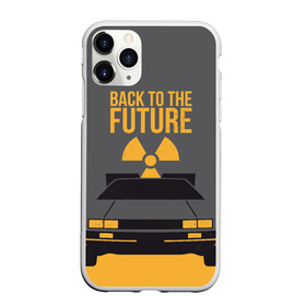 Чехол для iPhone 11 Pro Max матовый с принтом Back to the Future в Тюмени, Силикон |  | Тематика изображения на принте: back to the future | bttf | марти макфлай