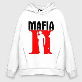 Мужское худи Oversize хлопок с принтом Mafia IIDefinitive Edition(Z) в Тюмени, френч-терри — 70% хлопок, 30% полиэстер. Мягкий теплый начес внутри —100% хлопок | боковые карманы, эластичные манжеты и нижняя кромка, капюшон на магнитной кнопке | Тематика изображения на принте: definitive edition | mafia | mafia ii | игра | мафия | мафия 2 | шутер