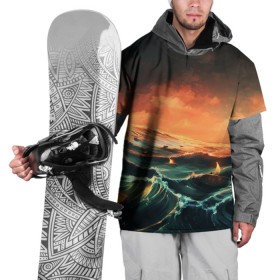 Накидка на куртку 3D с принтом Фэнтези море корабли закат в Тюмени, 100% полиэстер |  | волнение | волны | графика | закат | корабли | море | не сочетаемое | ореховая скорлупа | рассвет | рисунок | свечи | сон | фантастика | фэнтези | шторм