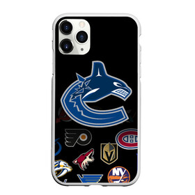 Чехол для iPhone 11 Pro матовый с принтом NHL Vancouver Canucks (Z) в Тюмени, Силикон |  | anaheim ducks | arizona coyotes | boston bruins | buffalo sabres | canadiens de montreal | carolina hurricanes | chicago blackhawks | colorado | hockey | nhl | vancouver canucks | нхл | паттерн | спорт | хоккей