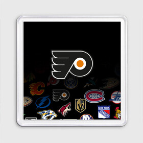 Магнит 55*55 с принтом NHL Philadelphia Flyers | НХЛ (Z) в Тюмени, Пластик | Размер: 65*65 мм; Размер печати: 55*55 мм | anaheim ducks | boston bruins | buffalo sabres | calgary flames | canadiens de montreal | carolina hurricanes | chicago blackhawks | colorado | hockey | nhl | philadelphia flyers | нхл | паттерн | спорт | хоккей