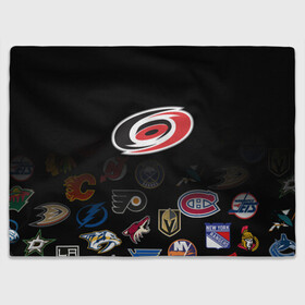 Плед 3D с принтом NHL Carolina Hurricanes (Z) в Тюмени, 100% полиэстер | закругленные углы, все края обработаны. Ткань не мнется и не растягивается | anaheim ducks | arizona coyotes | boston bruins | buffalo sabres | calgary flames | canadiens de montreal | carolina hurricanes | chicago blackhawks | colorado | hockey | nhl | нхл | паттерн | спорт | хоккей