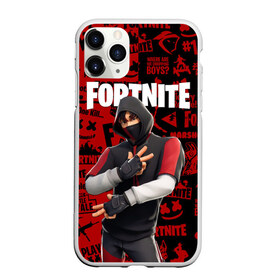 Чехол для iPhone 11 Pro матовый с принтом FORTNITE x IKONIK в Тюмени, Силикон |  | deadmau5 | fortnite | fortnite 2 | fortnite x маршмелло | ikonik | marshmello | ninja | ninja streamer | raven | travis scott | ворон | иконик | ниндзя | пили | рейвен | трэвис скотт | фортнайт