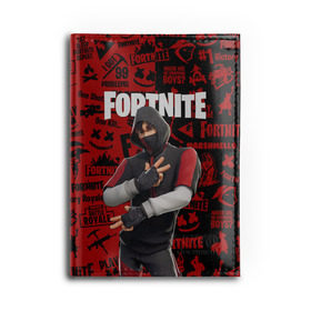 Обложка для автодокументов с принтом FORTNITE x IKONIK в Тюмени, натуральная кожа |  размер 19,9*13 см; внутри 4 больших “конверта” для документов и один маленький отдел — туда идеально встанут права | deadmau5 | fortnite | fortnite 2 | fortnite x маршмелло | ikonik | marshmello | ninja | ninja streamer | raven | travis scott | ворон | иконик | ниндзя | пили | рейвен | трэвис скотт | фортнайт