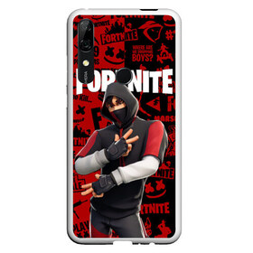 Чехол для Honor P Smart Z с принтом FORTNITE x IKONIK в Тюмени, Силикон | Область печати: задняя сторона чехла, без боковых панелей | deadmau5 | fortnite | fortnite 2 | fortnite x маршмелло | ikonik | marshmello | ninja | ninja streamer | raven | travis scott | ворон | иконик | ниндзя | пили | рейвен | трэвис скотт | фортнайт