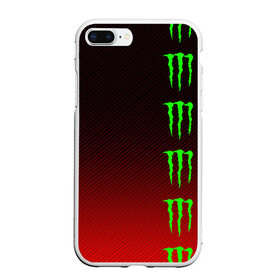 Чехол для iPhone 7Plus/8 Plus матовый с принтом MONSTER ENERGY (Z) в Тюмени, Силикон | Область печати: задняя сторона чехла, без боковых панелей | black monster | bmx | claw | cybersport | energy | monster | monster energy | moto | motocross | race | sport | киберспорт | когти | монстер энерджи | монстр | мото | мотокросс | ралли | скейтбординг | спорт | т | энергия