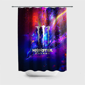 Штора 3D для ванной с принтом MONSTER ENERGY в Тюмени, 100% полиэстер | плотность материала — 100 г/м2. Стандартный размер — 146 см х 180 см. По верхнему краю — пластиковые люверсы для креплений. В комплекте 10 пластиковых колец | amg | auto | bmw | honda | jdm | mercedes | nissan | porsche | racing | sport | subar | toyota | автомобил | автомобильные | киа | лексус | марка | машины | митсубиси | ниссан | порше | спорт | субару | тесла | тойота | хонда